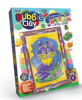 Вітражна картина Bubble Clay Котик (BBC-02-06U) (0010-1136)
