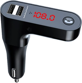 FM-трансмиттер WUW C152 2.4А Black (6972573333936)