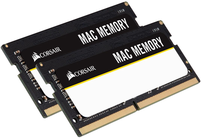 Pamięć RAM Corsair SO-DIMM DDR4-2666 65536MB PC4-21300 (Kit of 2x32768) Mac Memory Black (CMSA64GX4M2A2666C18)