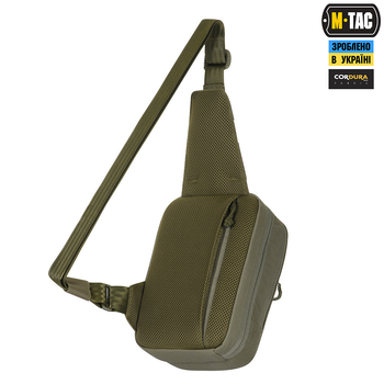 Сумка M-Tac Sling Pistol Bag Elite Hex с липучкой Ranger Green