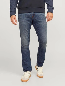 Джинсы Slim Fit мужские Jack & Jones 12258105-1079 30 Темно-синие (5715602528405)