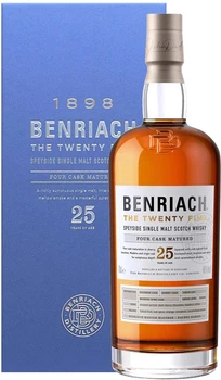 Віскі BenRiach 25 років 46% 0.7 л в подарунковій упаковці (5060716140020)