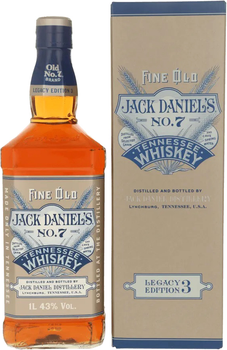 Бурбон Jack Daniel's Legacy Edition 3 43% 1 л в подарунковій упаковці (5099873018552)
