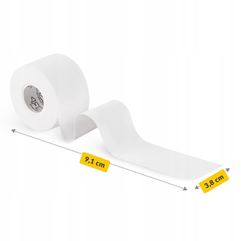 Стрічка (тейп) для пальців 4FIZJO Sport Tape 3.8 см x 9.1 м жорстка White (P-5905973400831)