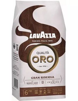 Кава в зернах Lavazza Qualita Oro Gran Riserva 1 кг (8000070067240)