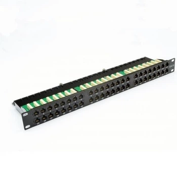 Патч-панель 19" 48xRJ-45 UTP, кат. 6, 1U, dual type, EPNew