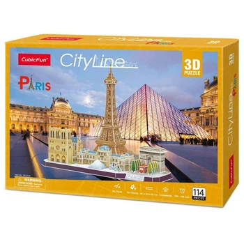 Пазл Cubic Fun City line Paris (m425622)
