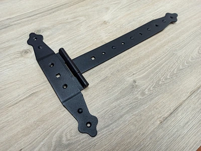 Петля декоративная Стрела под ковку S240х50x300 (Черная)