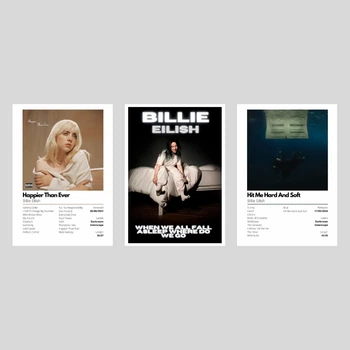 Набір постерів Біллі Айліш / Billie Eilish / Біллі Айліш / Білі Айліш