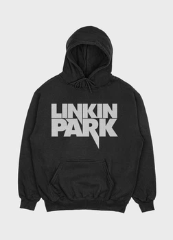 Жіноче худі MODNO з рок принтом "Linkin Park" XL Чорний (HD004-004-2-400-F-BL-F)