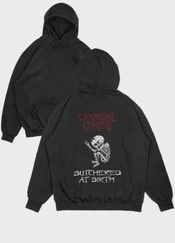 Чоловіче худі MODNO з рок принтом "Cannibal Corpse" L Чорний (HD004-004-2-030-BB-BL-M)