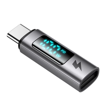 Переходник (адаптер) Mcdodo Digital display USB-C to USB-C PD 100W Connector OT-6090