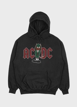 Чоловіче худі MODNO з рок принтом "AC/DC" L Чорний (HD004-004-2-333-F-BL-M)