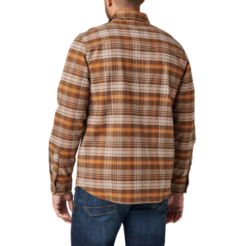 Сорочка тактична 5.11 Tactical Lester Flannel Plaid Long Sleeve Shirt Dark Earth Plaid XL (72532-1039)