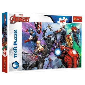 Пазл "Герої завжди напоготові", 160 елементів Trefl Marvel The Avengers (5900511154245)
