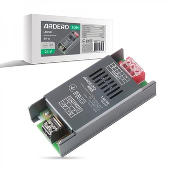 Блок питания для LED ленты Ardero LB008 24V 50W IP20