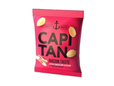 Арахіс CAPITAN 30г Бекон солоний зі смаком