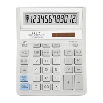 Калькулятор Brilliant 12р білий (BS-777WH)