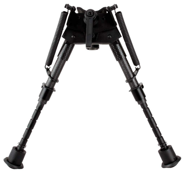 Сошки Vector Optics Carbon Fiber Swivel Bipod на антабку (высота 15.2 - 22.9 см) с переходником на Weaver/Picatinny