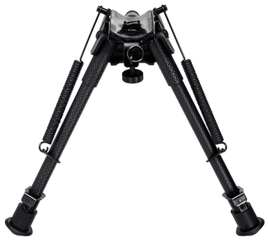 Сошки Vector Optics Carbon Fiber Swivel Bipod на антабку (высота 23 - 34.5 см) с переходником на Weaver/Picatinny