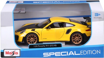 Автомодель Maisto Porsche 911 GT2 RS 1:24 Жовтий (31523 yellow)