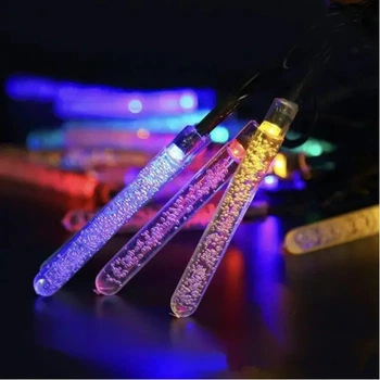 Гирлянда Сосульки 5метров 20 LED сосулек ОТ СЕТИ цвет Мульти (A26-1)