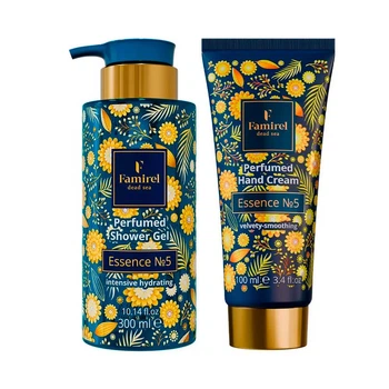 Набор Famirel Intensive Hydrating Essence: гель для душа, крем для рук (085489, 085533)