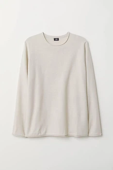 Джемпер мужской H&M 6578528 M Светло-бежевый