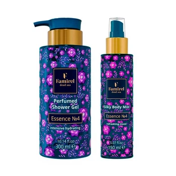 Набор Famirel Intensive Hydrating Essence: гель для душа, уход (085472, 085571)