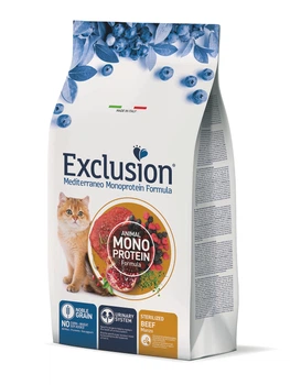 Exclusion Sterilized Beef корм для стерилизованных кошек с говядиной, 1.5 кг