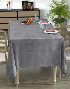 Тефлоновая скатерть Delight Monochrome TableCloth 100x140 см Серая (TC_Grey_100x140)