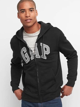 Худи на блискавці Gap Zip Arch Logo Hoodie Color: True Black S