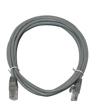 Патчкорд NG LAN UTP Cat 5e Cu 4х2х0 50 0.5m сірий