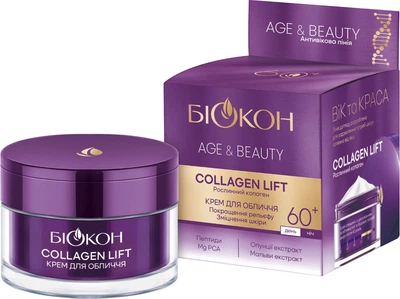Крем для обличчя Біокон Age&Beauty Collagen Lift 60+ 50 мл (4823110302323)