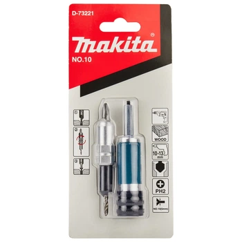 Битодержатель со сверлом 2-в-1 Makita Quad Driver D-73221