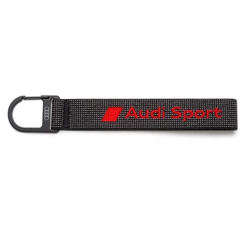 Брелок Audi Sport Origіnal Key Ring Fob Loop Black/Red