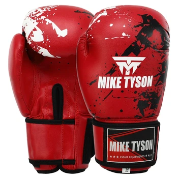 Перчатки боксерские PVC MIKE TYSON VL-8448 (VL-8448_Красный_12_унции)