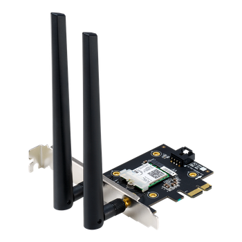 Wi-Fi + Bluetooth адаптер 2 в 1 - сетевая карта с 2 внешними антеннами ASUS PCE-AX1800