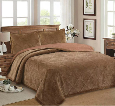 Покрывало Soho Brown Евро 200х230 см Velur (A120131)