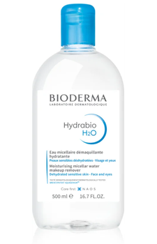 Міцелярна очищуюча вода для дегідратованої шкіри Bioderma HydraBio H2O (500ml)
