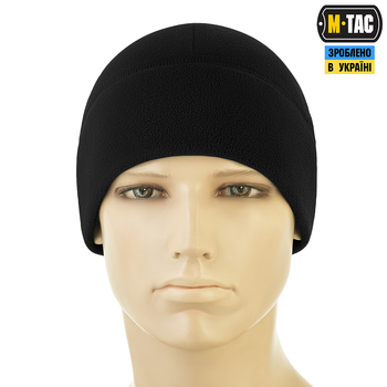 Шапка M-Tac Watch Cap Elite флис (320г/м2) with Slimtex Black M