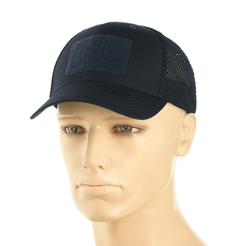 Бейсболка M-Tac тактическая с сеткой Elite Flex Dark Navy Blue XS
