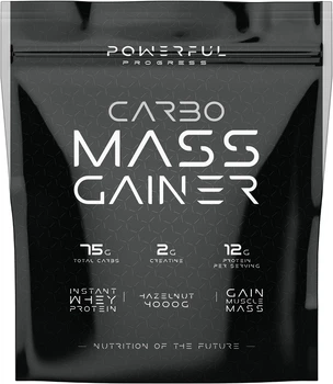Гейнер для набора массы Powerful Progress Carbo Mass Gainer 4 кг Лесной орех (4820241840946)