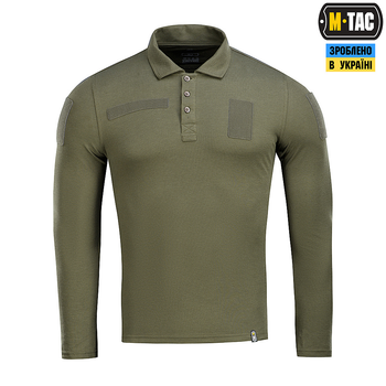 Поло M-Tac тактическое длинный рукав 65/35 Army Olive L