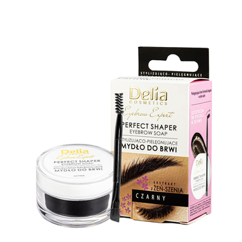 Мыло для укладки бровей Delia Eyebrow Expert Perfect Shaper Eyebrow Soap, Чёрный