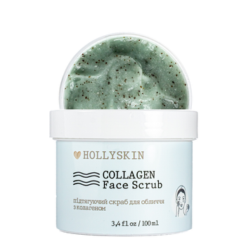 Скраб для лица HOLLYSKIN Collagen Face Scrub с коллагеном 100 мл
