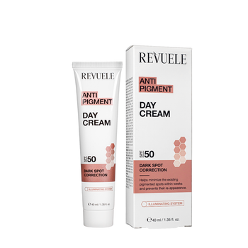 Крем для лица отбеливающий антипигментный Revuele Anti Pigment Day Cream SPF 50 40 мл