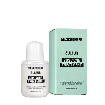 Точковий засіб від прищів Mr.SCRUBBER SOS Acne Treatment Sulfur 30 мл