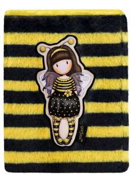 Блокнот Santoro Gorjuss Furry Bee-Loved в лінійку 23 x 17 см 96 сторінок (5018997627365)