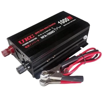 Инвертор для автомобильных аккумуляторов UKC 12V 220V 1000W Преобразователь напряжения, Чистая синусоида